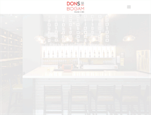 Tablet Screenshot of donsbogam.com